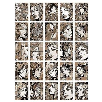 Student Chic Bubble Art Kit – 50 A6 Print Pack for Bedroom