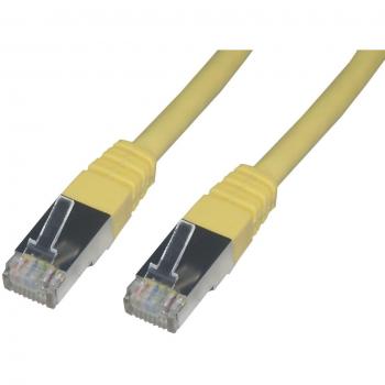 MCL 10m F/UTP Cat6A cable de interconexión Amarillo