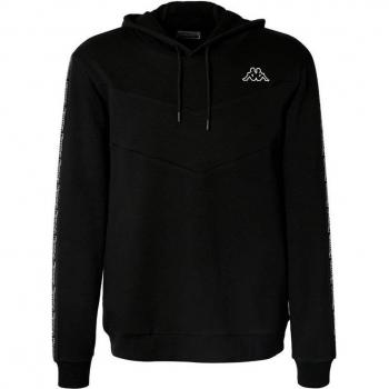 Sudadera con capucha Kappa Imagin Active negra para hombre, talla XL