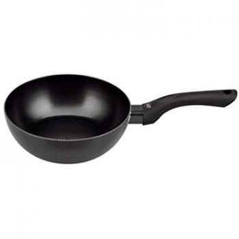 Elo Wokpfanne schwarz 28 cm mit Wabenstruktur