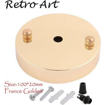 Vintage Metal Ceiling Rose Canopy