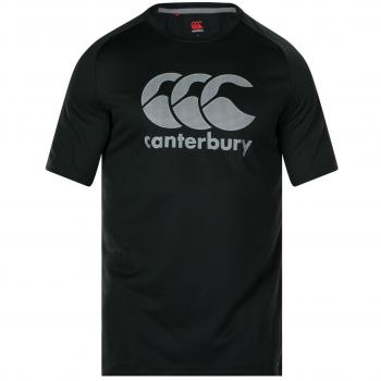 Training Tee for Men by Canterbury, Black, Vapodri Material, Size Small, Code: E546649-989-S