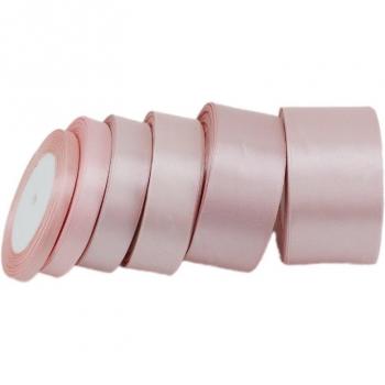 Single Face Satin Ribbon Light Pink 25 Yards