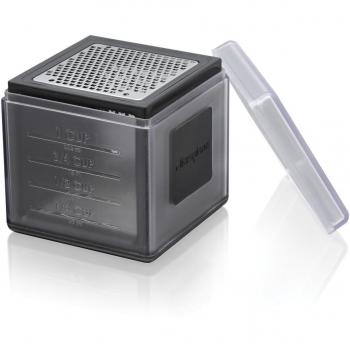 Cube Nero Microplane Grattugia a 4 Piani