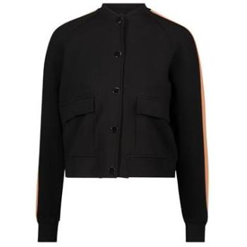 Polyacryl-Polyamid-Jacke mit Kontraststreifen – Damen, Hüftlang
