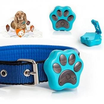 Boblov Collar de Seguridad GPS para Perros y Gatos RF-V30 Impermeable con Alarma Wifi
