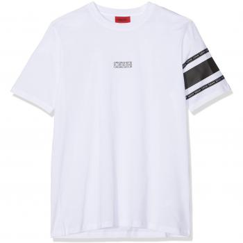 HUGO Men's Durned-u6 Shirt (White 100, Large)
