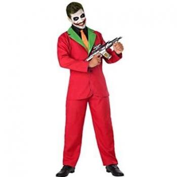 Disfraz de Payaso Rojo Adulto XL para Fiesta de Miedo