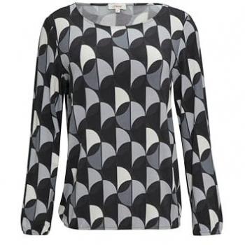 Langarmshirt s.Oliver, Damen, Jersey, grau, Gr. 44