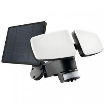 Illuminazione Solare Doppia 12W 1200lm IP54 (Bianco–Nero)