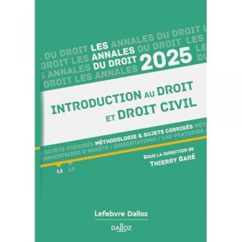 Annales Introduction Au Droit Et Droit Civil 2025