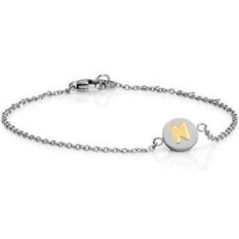 Brazalete 18K Oro: “N” (0,054gr) – Marca NN F