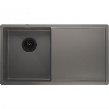 Klarstein 79 x 44 cm Rustproof Kitchen Sink with Drainboard