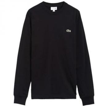 Schwarze Lacoste Longsleeve für Männer – 41/43, TH7307, Classic Fit