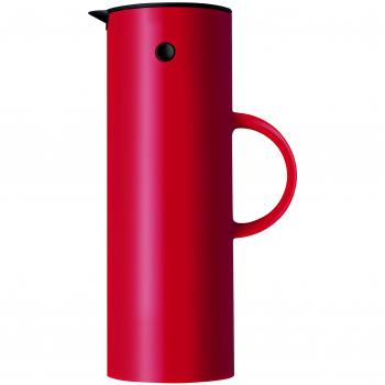 Stelton EM77 Vacuum Jug 1 L. Red, Ø 10,5cm Height 30cm ABS Plastic Glass filler