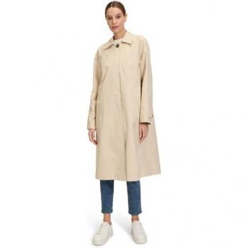 Amber & June Wollmantel „Übergangsmantel mit Kragen“ – Beige, 36
