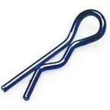 Robitronic Clip Blu Metallizzato (10 Pz) con Perni Spaccati