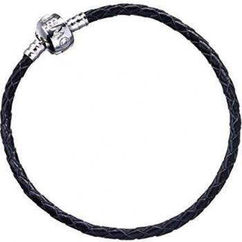 Bracelet Fantaisie Harry Potter en cuir noir avec breloque
