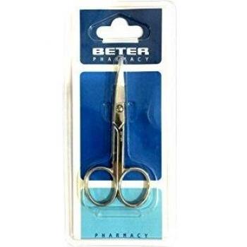 TIJERA MANICURA PIELES BETER CROMADA CURVA PROFE