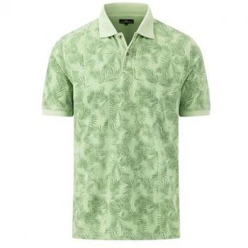 FYNCH-HATTON Regular Fit Poloshirt Allover-Print