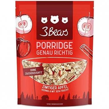 3Bears Veganes Oatmeal Zimtiger Apfel
