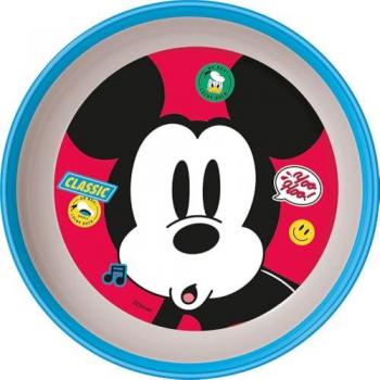 Plateau Fantaisie Bleu & Blanc Mickey