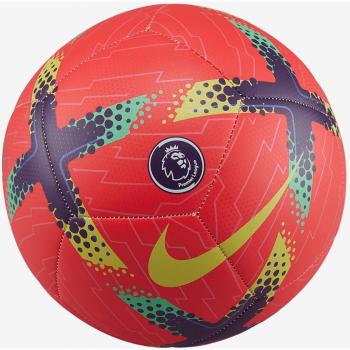 Nike Premier League Ballon à Couleurs Violette, Rouge et Jaune