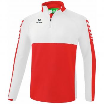 Erima Six Wings Trainingstop Rot Weiß XL