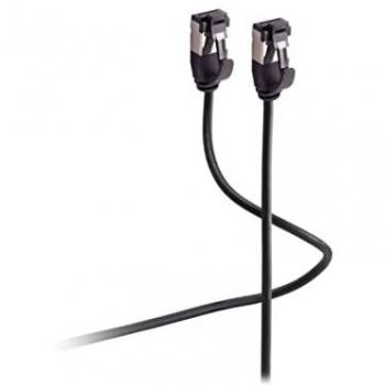 FLEXLINE FLX FL31‑47015: 0.5 m Cat‑8.1 TPE Patch Cable (U/FTP) – Black