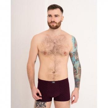 Bambuboxershorts Grijzefijn Print ISSA Plus XL