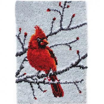 Bird-Themed DIY Latch Hook Kit