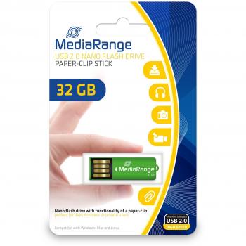 MediaRange 32GB USB 2.0 Nano-Speicherstick