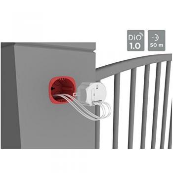 DiO Récepteur de contact sec pour portail (500 W, minuterie intégrée)