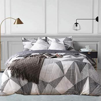 SmoothFit Zippered Duvet Cover Set with Corner Ties