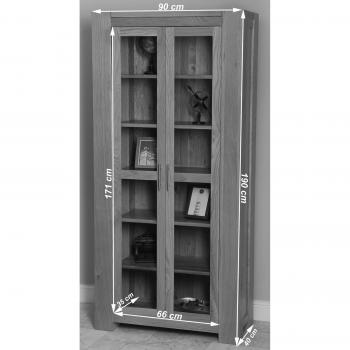 GlassVision Modern Storage Cabinet – Kuba Series