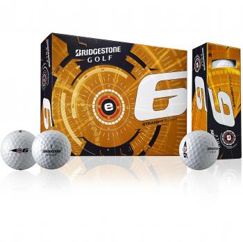 M-White Bridgestone E6 Web Golf Ball