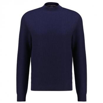 BOSS Pullover Derano mit Strukturmuster, Farbe Marine, Größe XXL