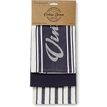 Cooksmart Cotton Tea Towel Indigo