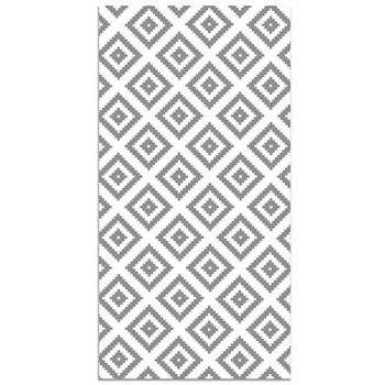 Tapis Vinyle Carrés Gris 140x200 cm