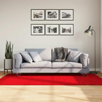 VidaXL 100x200 cm Red Short Pile Rug