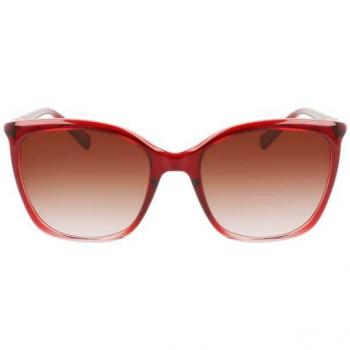 Longchamp Donna 710s Occhiali da Sole Rosso e Rosa Gradient