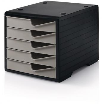 STYRO 5-Schubladen-Box, Kornblumenfarbe