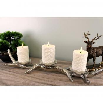 Piece Silver Metal Candle Holder Collection