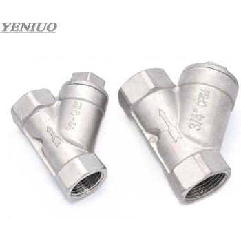 304 Stainless Steel Y‑Mesh Inline Strainer Valve, Female, BSP ½” – ¾” – 1” – 1¼” – 1½” Threads