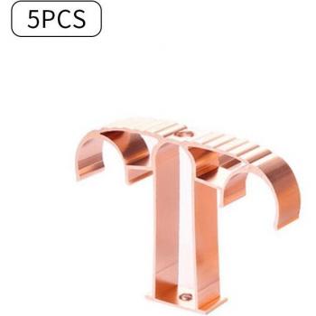 5pcs Alloy Shower Curtain Clips