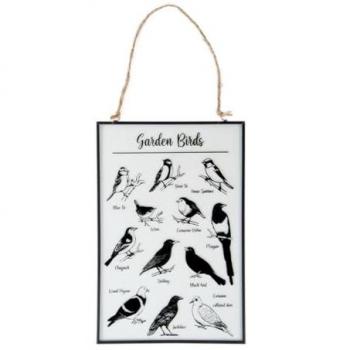 Tableau en verre Oiseaux du Jardin