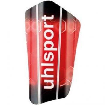 Uhlsport Espinilleras Super Lite Plus Rojo, Blanco