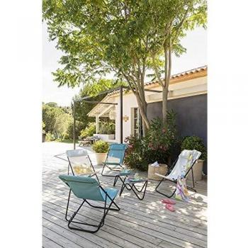 Lafuma Maxi Transat Chilienne Pliable, Blanc