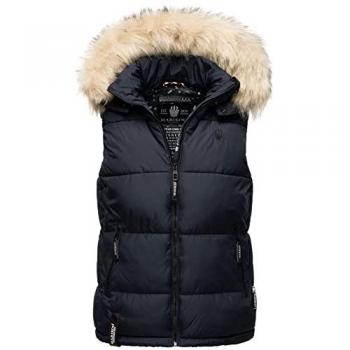 Marikoo Gilet Eisflöckchen Tono Beige e Blu