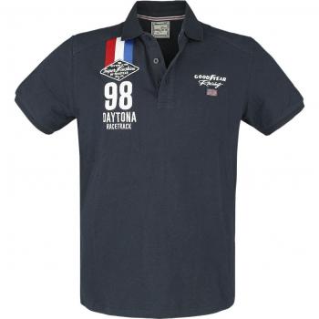 Polo Azul Marino GoodYear Rockabilly